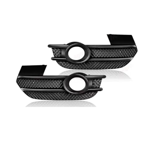 Rejilla delantera de luz antiniebla 8U0807681A negra para Audi Q3 años 2012 a 2015
