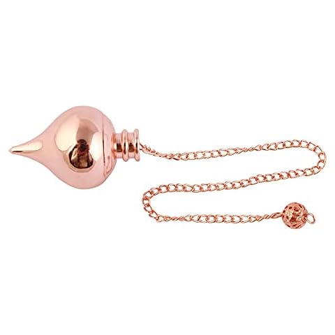 Whirligig Shape Copper Metal Cone Point Openable Beautiful Dowsing & Divination Pendulum Healing Spiritual Tool. Cover