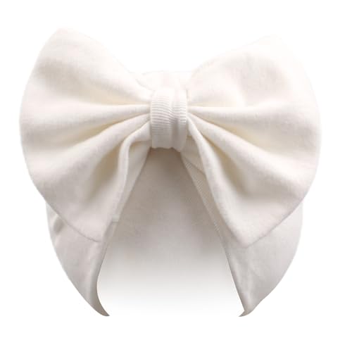 PESAAT Baby Girl Turban Newborn Hats Spring Cotton Newborn Beanies for Girls 0-6 Months2