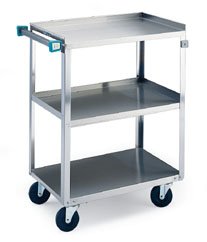 Lakeside Manufacturing 411 Stainless Steel Utility Cart, 27 3/4" x 16 3/4" x 33 1/4" Size