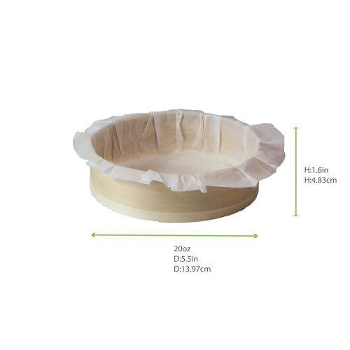PacknWood BAKE-A-RING Baking Ring with Paper Liner Integrated | Disposable Baking Mold for Banana Bread & Meatloaf | Baking Pan with Baking Liners Included - 20oz D: 5.5in x H: 1.6in - 60 Pcs by PacknWood - Image 3