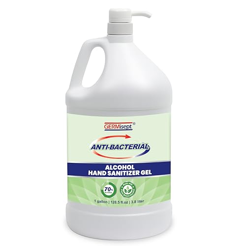 Hand Sanitizer Gel with Pump, 70% Alcohol, 128 oz