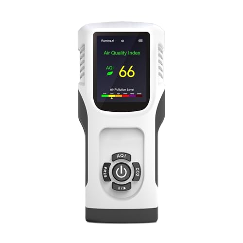 co2センサー 空気質検出器 PM2.5モニター 空気ガス分析装置 ホルムアルデヒド検出器 高い測定精度