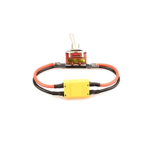 1 �� ��d�������׃X�C�b�`15A XT30 XT60 XT90 T �v���O�d�� ON-OFF �g�O�� 12AWG RC ��s�@ ESC���[�^�[�ڑ��A�_�v�^�[�p DIY �p�[�c RC�h���[��/�J�[/�{�[�g�p���[���[�^�[ESC�R���g���[���Ɏg�p (XT90)