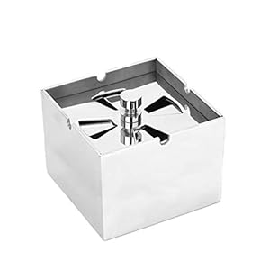Asbakje RVS Asbak Creative met Cover Grote Persoonlijkheid Sealed Living Room Slaapkamer Kantoor winddicht Household…