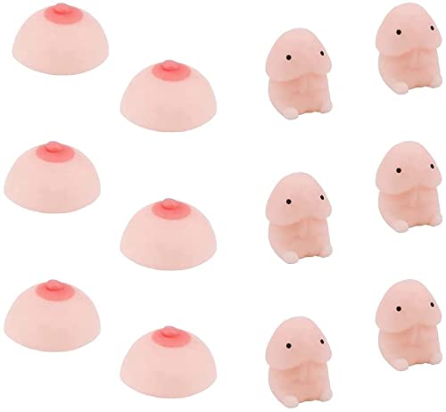 Besdas Stress Relief Toys for Kids Adults Anti Stress Ball Mochi Squeeze Toys Fun Party Gift Game Sensory Stress and Anxiety Relief Squeeze Toys