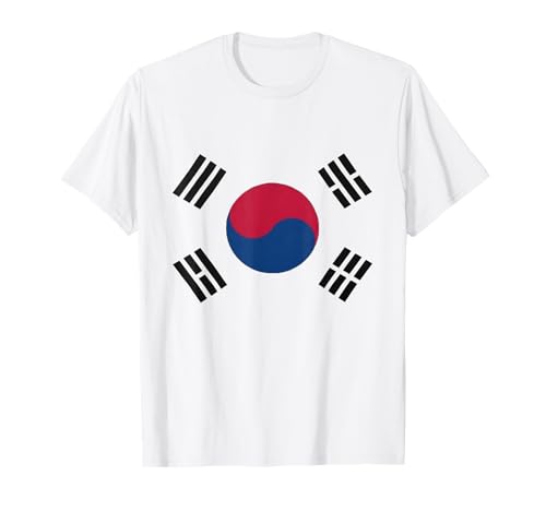 Bandera de Corea del Sur para hombres, mujeres, jóvenes y niños Camiseta