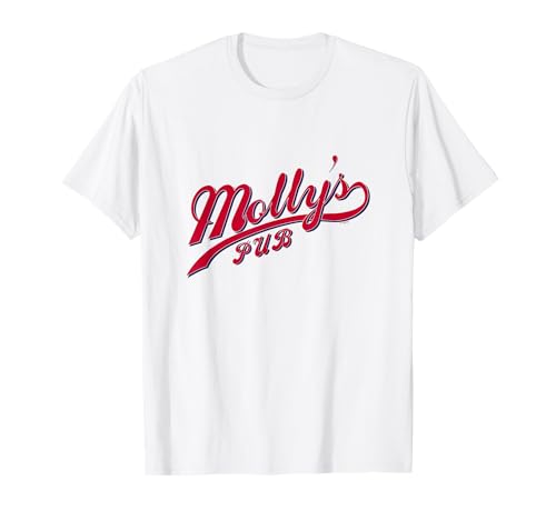 NBC Chicago Fire Molly's Pub T-Shirt Homme Blanc Taille S Manche Courte