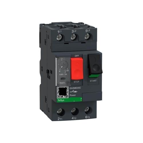 Disjoncteur moteur GV2-ME05C magnéto-thermique 0,63-1A pour commande bouton poussoir
