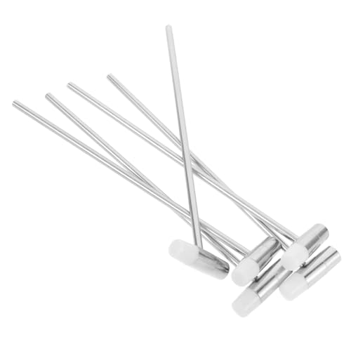 Abaodam 5pcs Brick Auxiliary Hammer Watch Strap Tool Tots Toys Mini Toys Tuning Tool Hammer Guitar Tools Mini Jewelry Hammers Metal Head Hammer Leatherworking Hammer Jewelry Mallet Plastic