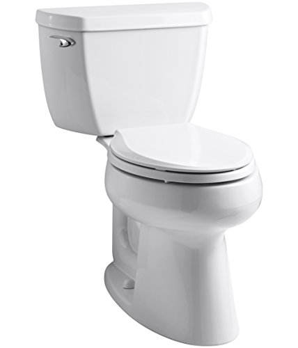Highline Classic 1.0 GPF Comfort Height Two-Piece Elongated Toilet with Class Five Flush Technology and Left-Hand Trip Lever, White Highline Classic 1.0 GPF Comfort Height Two-Piece Elongated Toilet with Class Five Flush Technology and Left-Hand Trip Lever, White