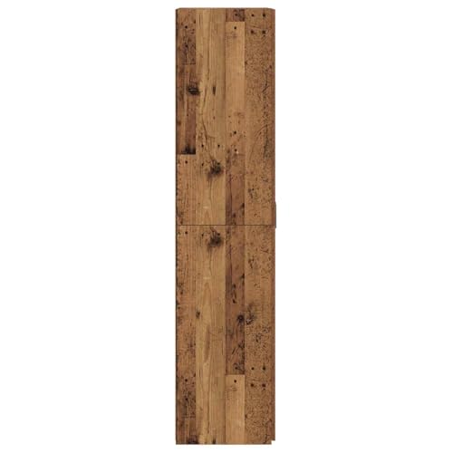 Vidaxl Highboard Legno Invecchiato 70X42.5X185 Cm Legno Ingegnerizzato - 9