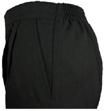 Zeco Sturdy Fit Boys School Trousers Black, Grey, Charcoal and Navy (Plus Size) : Amazon.co.uk 