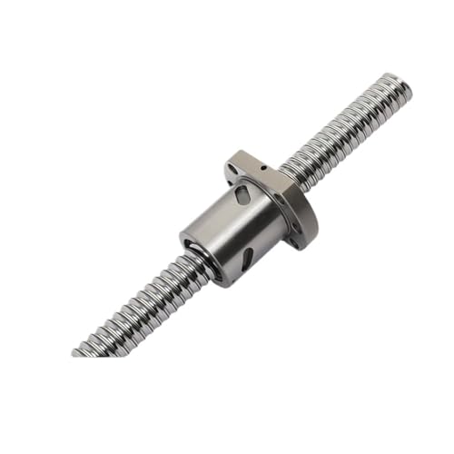 Metal Ball Screw nut end Processing CNC Machine Tool Ball Screw Round Hole Nut 1204 Screw + Round Hole Nut NO End Machined High-Speed Transmission Module(250mm)