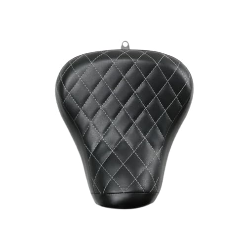 Cojín de asiento de pasajero Sportster XL 1200 negro con costuras de alta resistencia