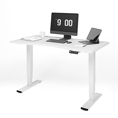 FLEXISPOT Höhenverstellbarer Elektrisch Schreibtisch (140 x 70 cm) |...