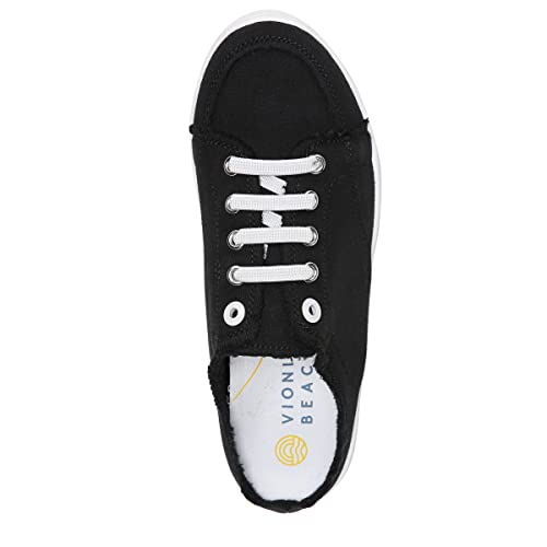 Vionic Breeze Women's Casual Slip-On Sneaker Black Canvas - 8 Medium #TOP2