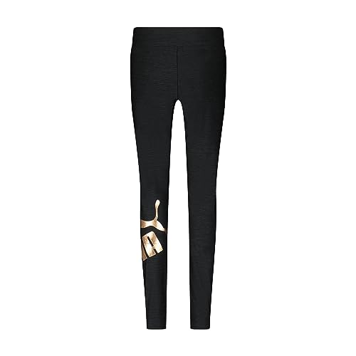 Image of Puma Girls Core Logo Legging, Elastic Waistband, Soft & Comfortable