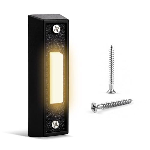 Lighted Wired Doorbell Push Button Replacement Switch