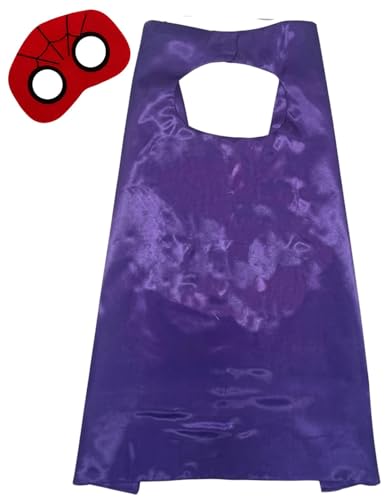 Image of BookMyCostume Kids Superhero Cape and Eye Mask Set for Boys & Girls - Fancy Dress for School Annual Day, Dance Drama & Theme Birthday Return Gift | Aged 3-10 Years