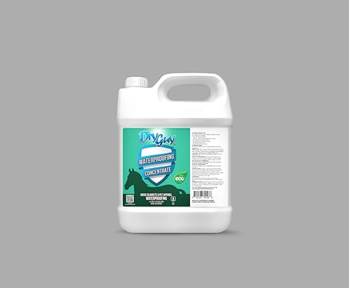 Image of Horse Blanket & Pet Apparel Waterproofing Concentrate 1 Gallon - Eco‑Friendly, Water‑Based Formula Restores Durable Water Repellency & Breathability on Turnouts, Sheets, Pet Jackets & Hi‑Tech Fabrics