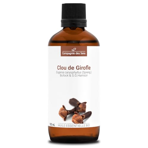 CLOU DE GIROFLE BIO - 100mL - Huile Essentielle de Qualité Premium - 100% Pure, Naturelle, garantie ChromaCert® - Chémotypée & Intégrale