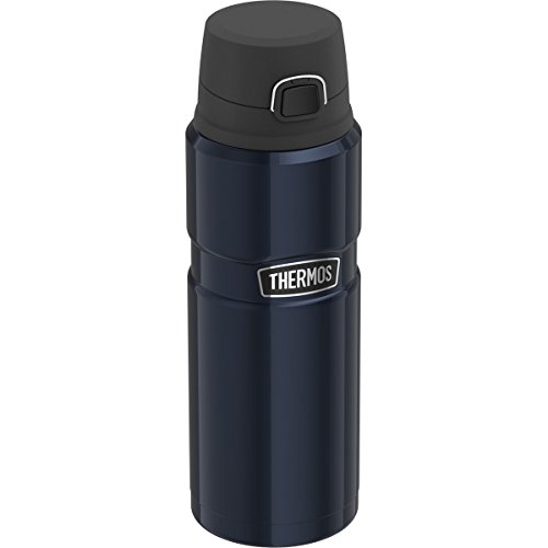 Comparison: Best Thermos For Hot Drinks 11 THERMOS Stainless King Vacuum-Insulated Drink Bottle, 24 Ounce, Midnight Blue