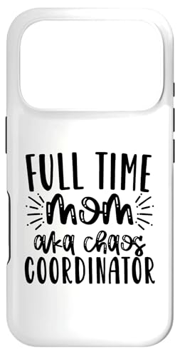Full Time Mom Chaos Coordinator Mother's Day Retro �X�}�z�P�[�X iPhone 17 Pro �p