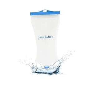 Water Bag 2L Durable TPU Material, BPA & PVC Free Squeeze Pouch, Collapsible Hydration Canteens for Camping Hiking Cycling Fishing or Traveling Suitable for Sawyer Squeeze Water Filter