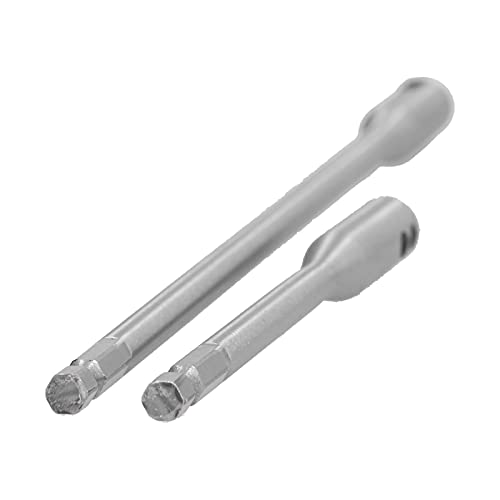 High Carbon Steel Drill Bit Extension with Accurate Finish1/4in Shank Extender for Mechanical Engineering Dynamic Trough Design Wide Application for Spade Drills