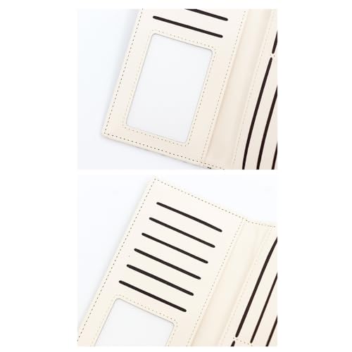 JHTPSLR Cute Cat Wallet for Women Teen Girls Large Credit Card Holder with Wristlet Strap Zipper Coin Pocket PU Leather Wallets Cutecore Accessories Cutecore Stuff (Pink)4