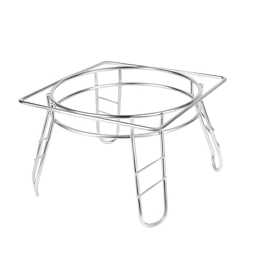 Image of Zepdos Steel Round Surface Matka Stand for Kitchen, Water Dispenser Rack, Terracotta Water Pot Racks for Kitchen Storage, Countertop Stand, Matka Rack