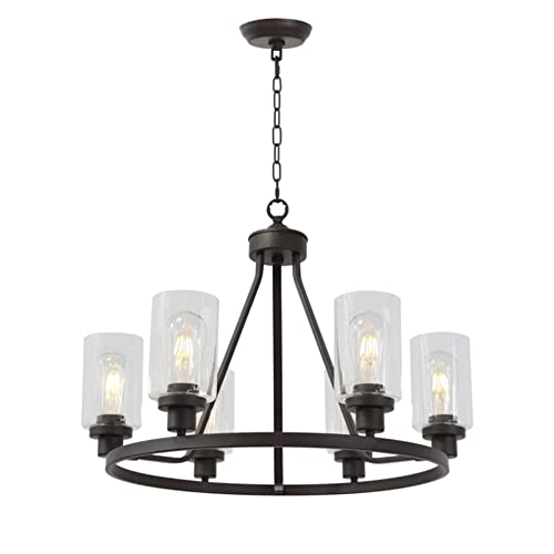 Ferme industrielle luminaire E27 suspension rétro pour plafond country