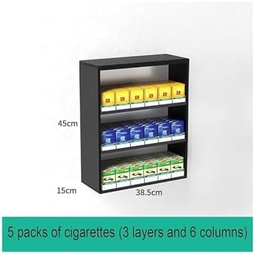Store Display Rack Wall Mounted Storage Rack Supermarket Convenience Store Automatic Cigarette Rack Space Saving Assembled Display Cabinet,Cigarette Display Rack Shelf for Stores, Cigarette image 3