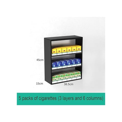 Amazon.com: Cigarette Display Rack Shelf Wall Mounted Cigarette Display Box  Auto Cigarette Pusher Pushers No Need to Install for Stores Sale Counter(80.5x26.5x60cm)  : Industrial & Scientific