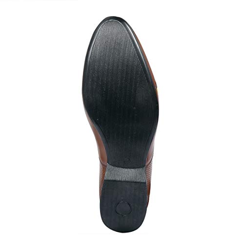 Image of Men's 9 cm (3.5 Inch) Height Increasing Dress Slip-On Formal Faux Leather Shoes