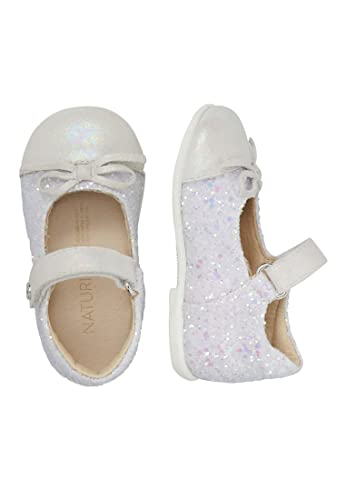 Naturino SALLENY-Leather Ballerinas-Silver2