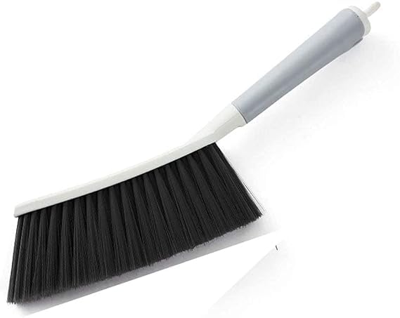 Image of Multifunctional Dust Brush /Soft Cleaning Brush /Dusting Brush /Dusters for Cleaning Home /Brush with Microfiber /No dust /Soft bristles for, Bed, Wardrobe, Couch, Car Seats, Piano (White)