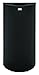 Rubbermaid Commercial Products Silhouette Trash Can, 1- Gallon, Black, Indoor/Outdoor Garbage Can/Bin with Side Opening for Lobby/Office/School/Restaurant