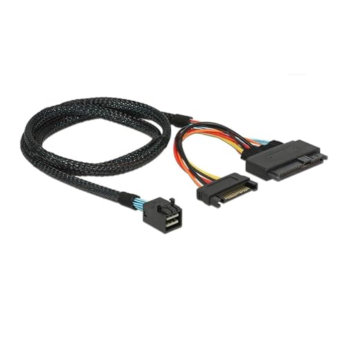 Cable Built-in 12G M1ni S/A/S HD to U.2 0.5M con alimentación SATA miniatura 6