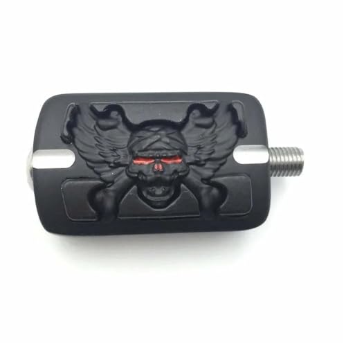 Repose-pieds Harley Davidson chromés au design Zombie haut de gamme pour FXDB et Ultra