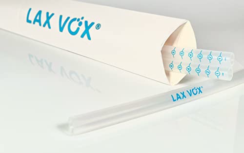 3 LAX VOX® Schläuche zur Regeneration und Training der Stimme (transparent)