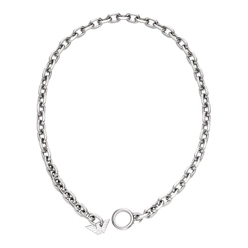 Emporio Armani Men's Stainless Steel ID Necklace (Model: EGS3235040)3
