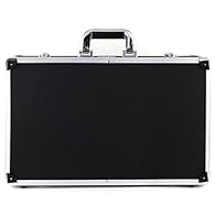 Rugged, medium-weight, plastic moulded abs case with strong, extruded aluminium edging Rubber feet for vertical positioning. Chrome hardware Pedals are attachable to the case's interior via a velcro strip (included) High density foam padded interior ...