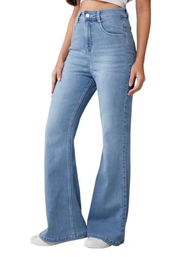 Image of Dolce Crudo Boot Cut High Rise Cropped Jeans for Women