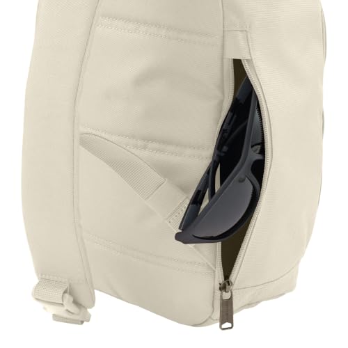 Image of Carhartt Durable Sling Bag, Crossbody Backpack with Side Release Buckle, Tablet Sleeve and Adjustable Strap, Chalk, 10L