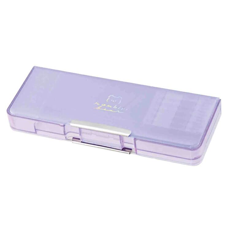 箱のみふでばこ Amazon.co.jp: ノンビリベアー 両面開きペンケース エアリークリア