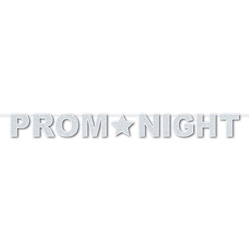 Image of Glittered Prom Night Streamer Party Accessory (1 count) (1 /Pkg)