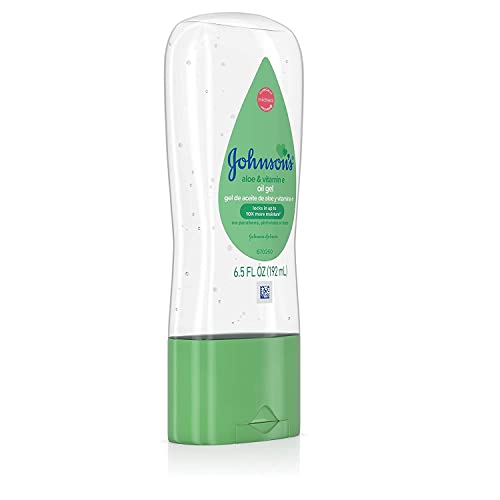 JOHNSON\'S Aloe Vera & Vitamin E Baby Oil Gel 6.50 oz (Pack of 8) - Thumbnail 4
