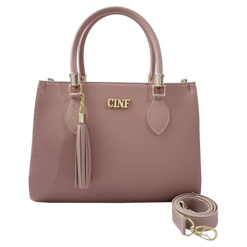 Bolsa Feminina De Ombro Alça De Mão E Transversal De Lado (Rose)